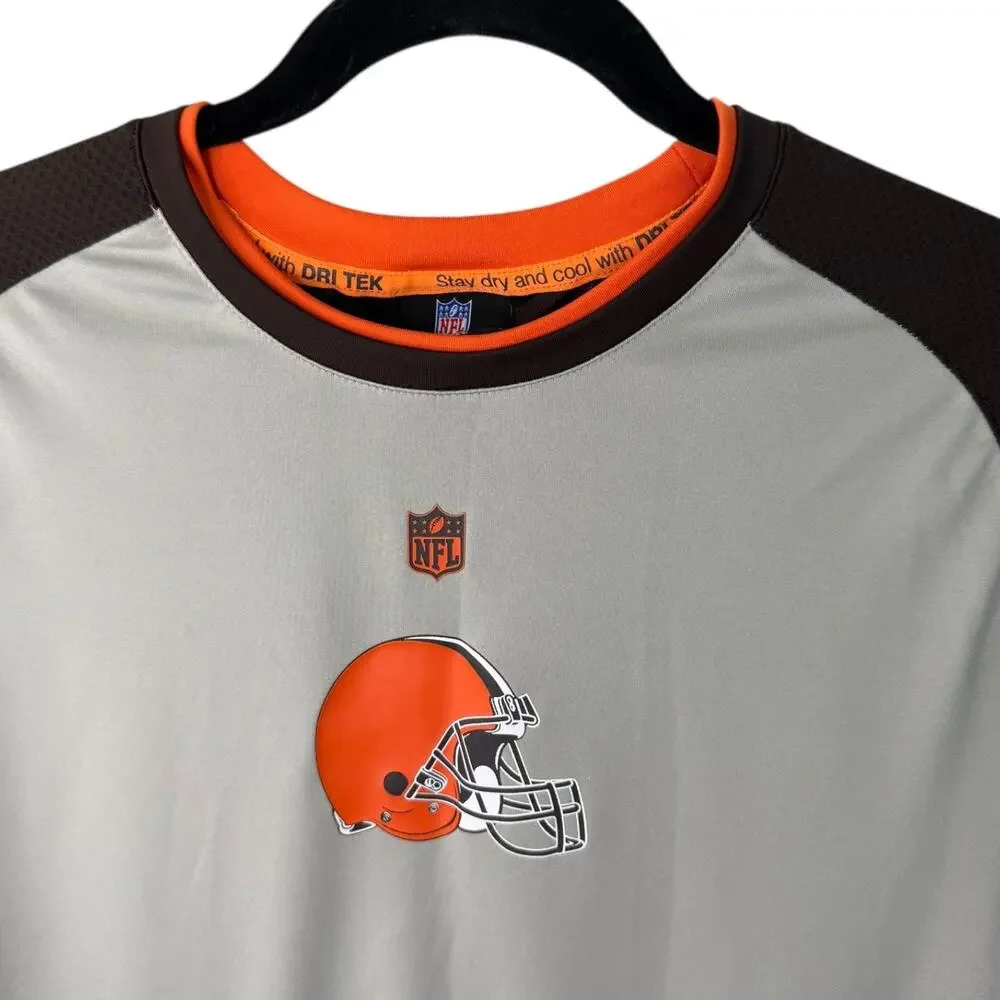 Cleveland Browns NFL Apparel~Nike Youth XL (18) Dri-Fit, Long Sleeve T-Shirt EUC